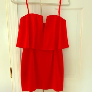 BCBG red dress size 02